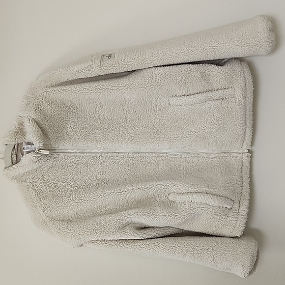 Alo Yoga womens Flurry Sherpa Jacket Faux Fur Coat Size Medium - Picture 7 of 17